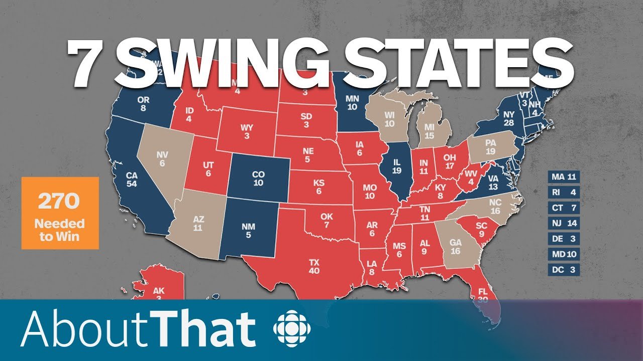 presidential polls swing states